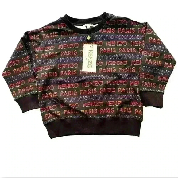 Kids Kenzo sweater multicolor / black size 6/116 - Picture 2 of 7